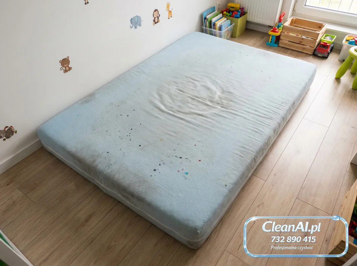 Materac dziecięcy — przed