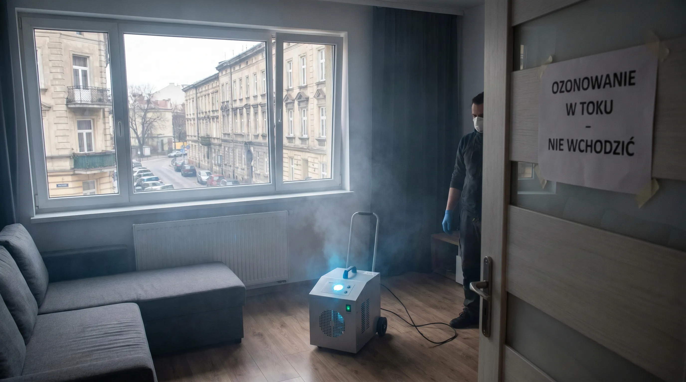 Ozonowanie mieszkania Kraków Krowodrza — odgrzybianie i deodoryzacja