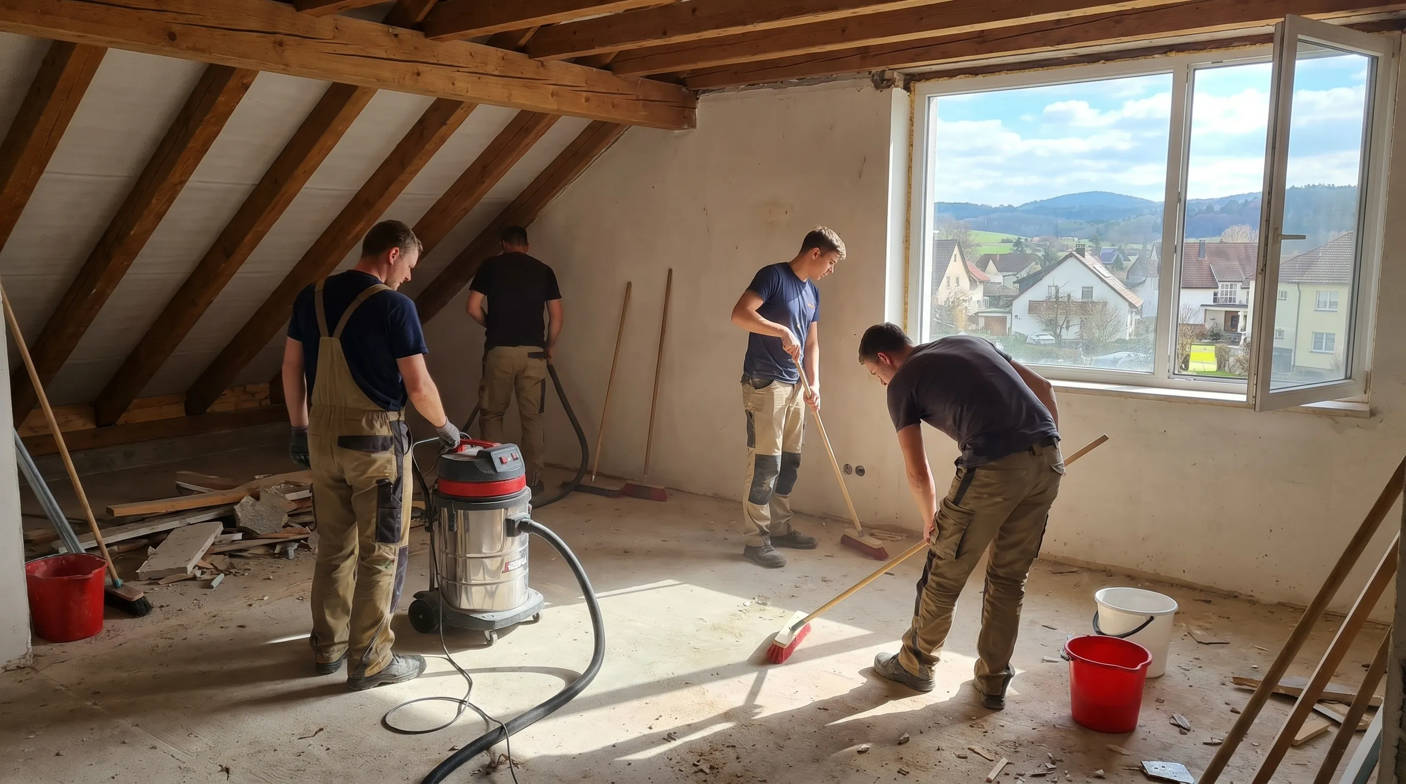 Sprzątanie po remoncie Zabierzów — usuwanie pyłu budowlanego