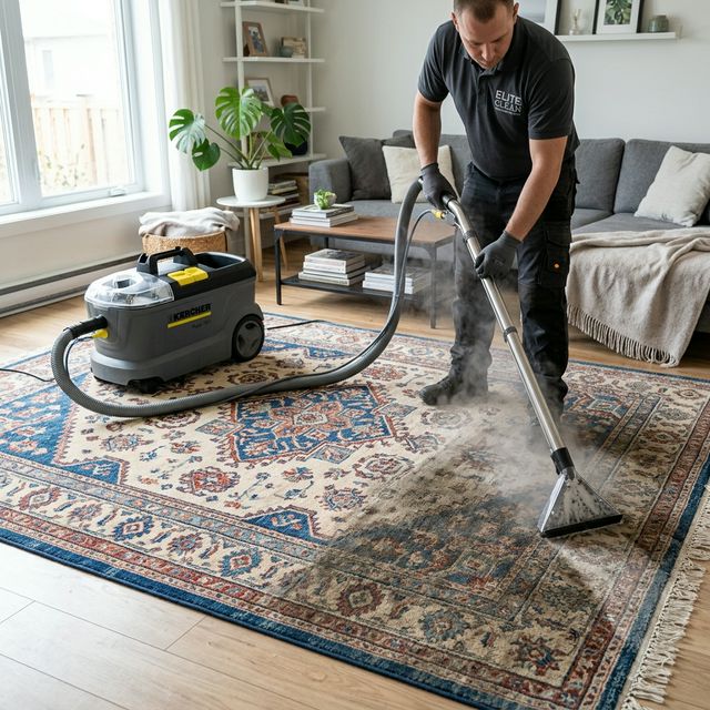 Jak wygląda profesjonalne pranie dywanu?