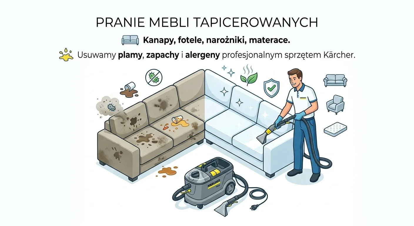 Zobacz jak pierzemy kanapy krok po kroku