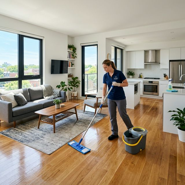 Proces kompleksowego sprzątania mieszkania