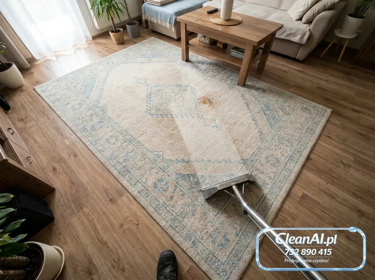 Wool rug — before