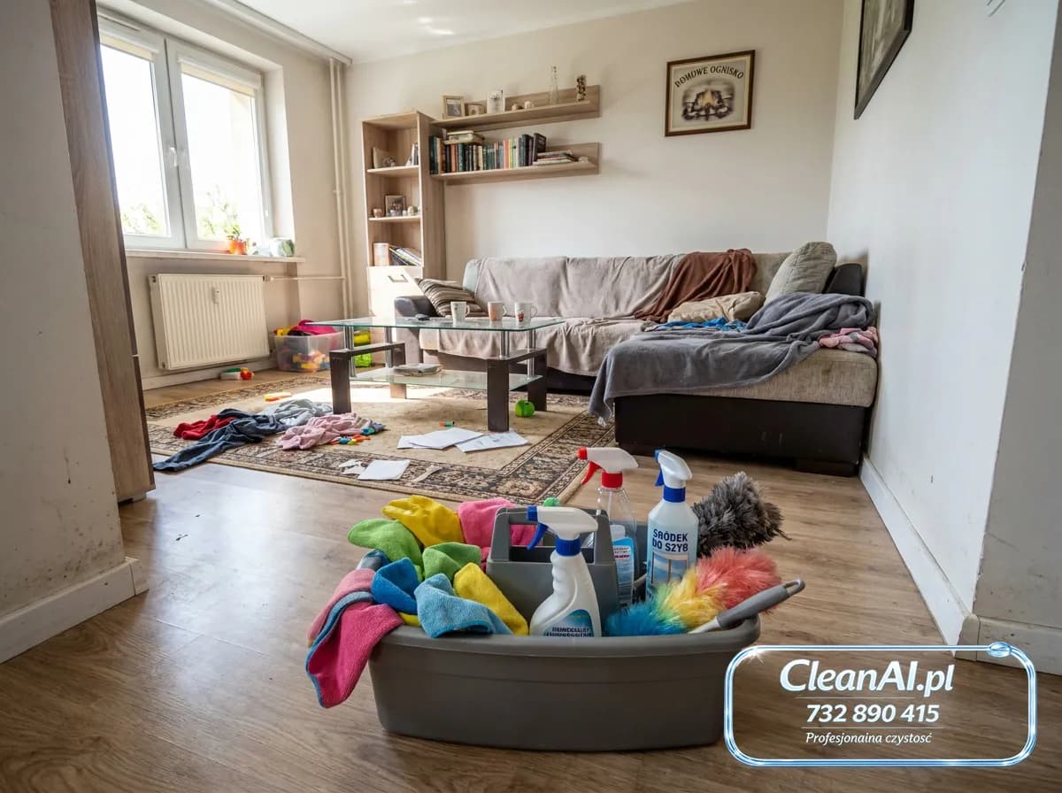 Clean apartment — before