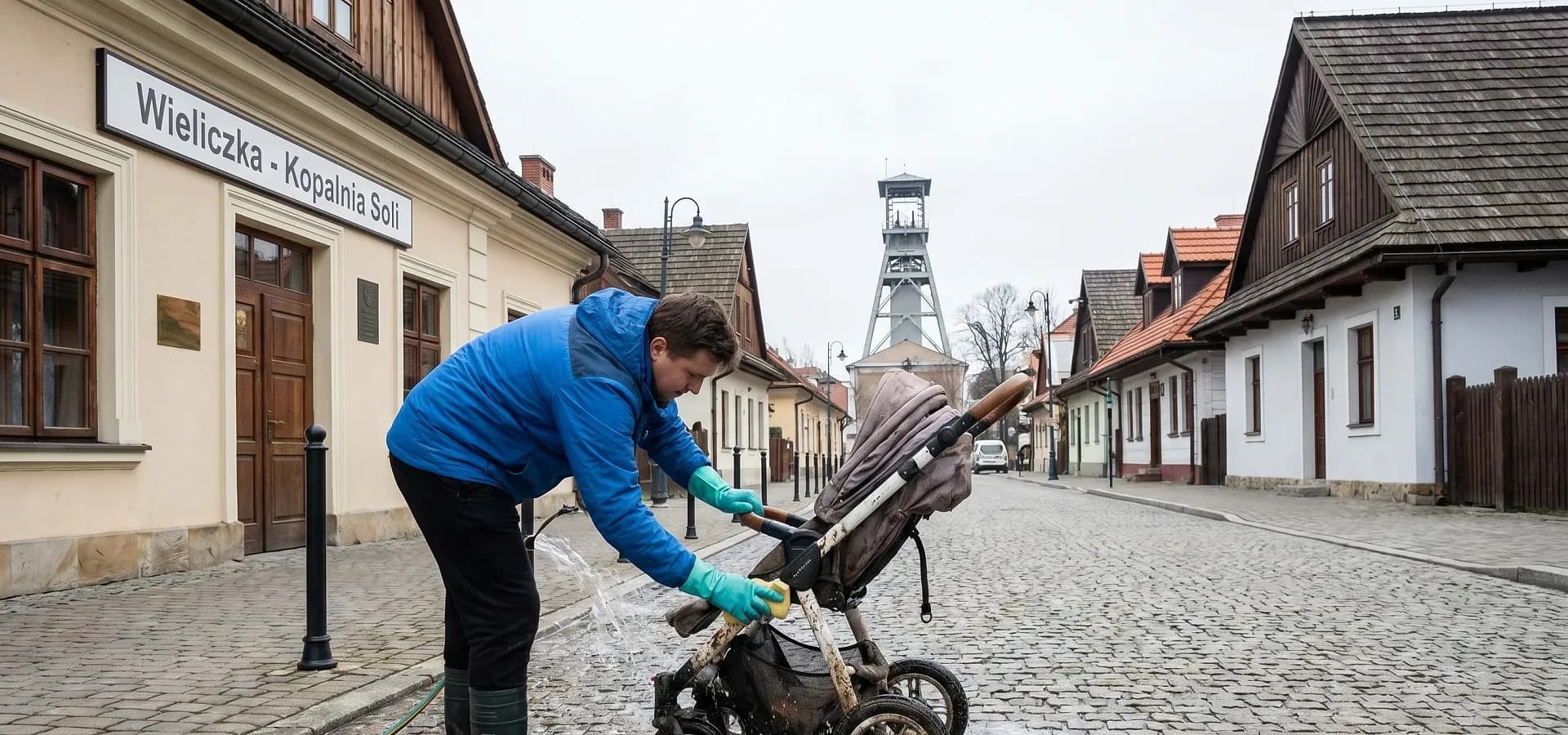 Pranie wózka dziecięcego
